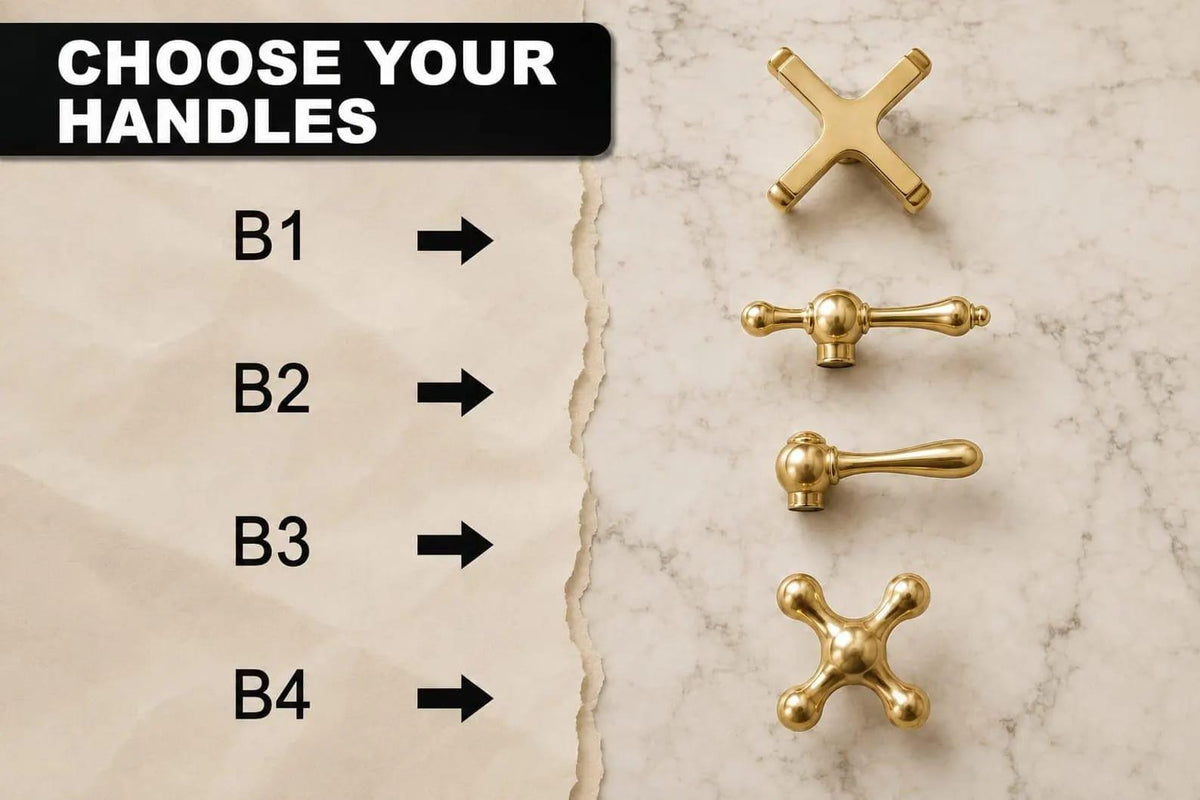 Farmhouse bridge kitchen faucet with dual lever handles