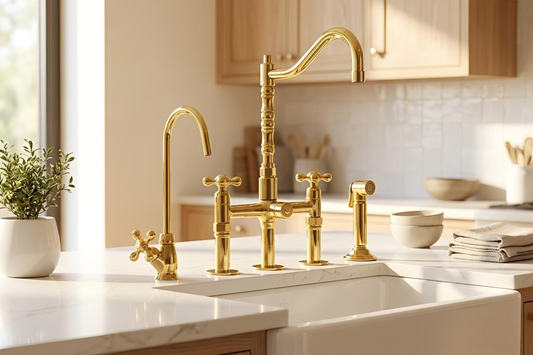 How to Choose a Brass Kitchen Faucet: Styles, Sizes, Finishes & Buying Guide