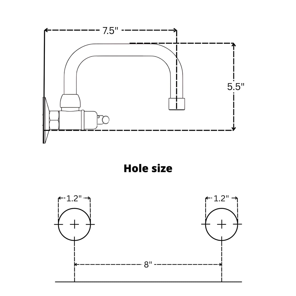 DESIGN wall mounted bathroom faucet installed 
