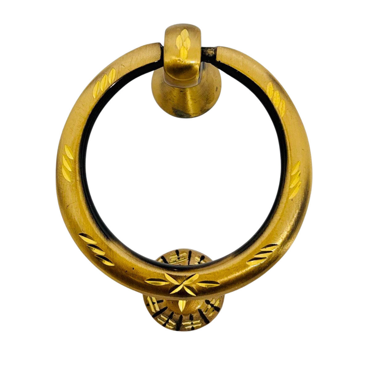 Handcrafted brass door knocker in solid brass