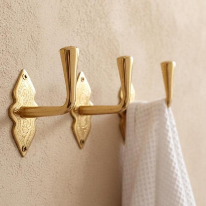 MoroccoBrass handcrafted solid brass coat hook