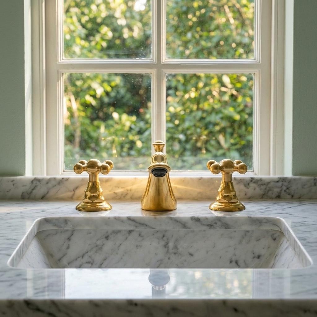 Premium Charleston 3-hole widespread faucet for luxury bathroom vanities