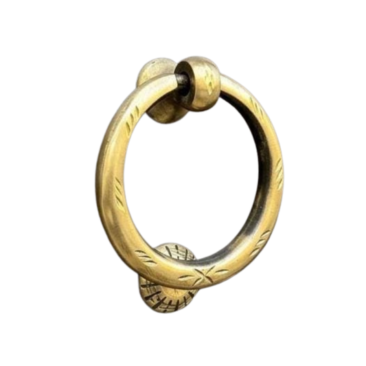 brass door knocker in solid brass