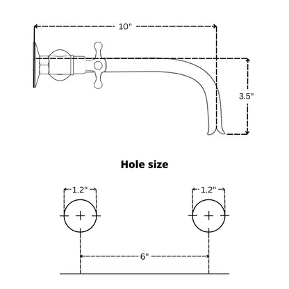design unlacquered brass faucet