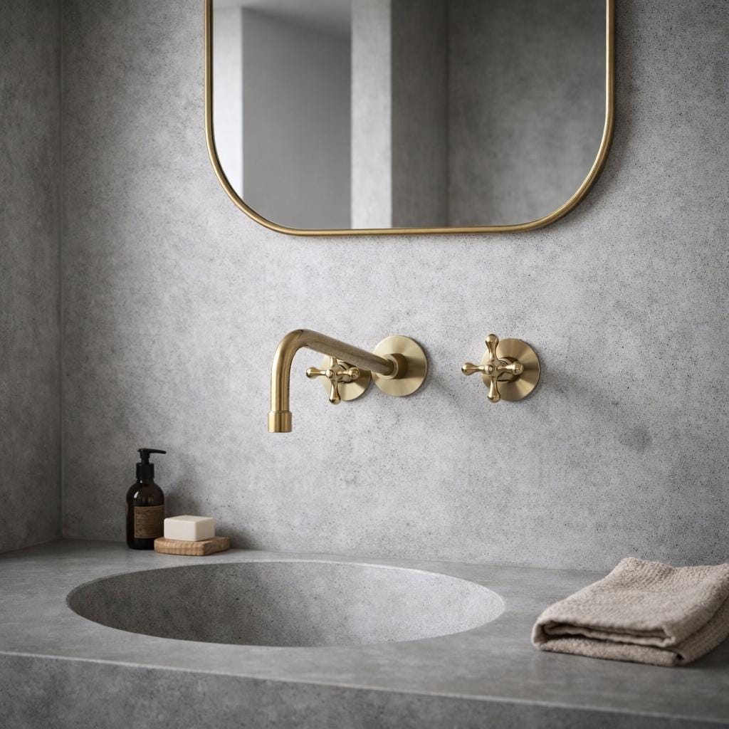 Handcrafted Wall Mounted Faucet  